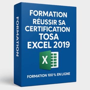 FORMATION RÉUSSIR SA CERTIFICATION TOSA EXCEL 2019