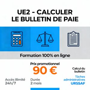 UE2 - CALCULER LE BULLETIN DE PAIE