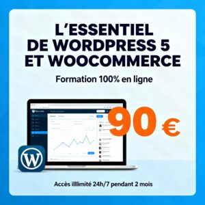 L'ESSENTIEL DE WORDPRESS 5 ET WOOCOMMERCE